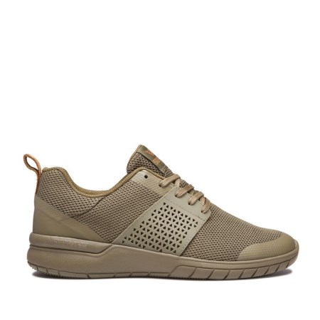 Supra Scissor Olivengrønne Joggesko Dame [NO-7-U087]
